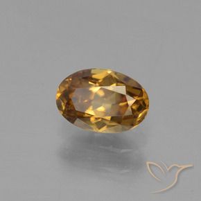 0,72 ctw natürlicher goldener Farbwechsel-Granat, Oval Schliff, VVS-VS