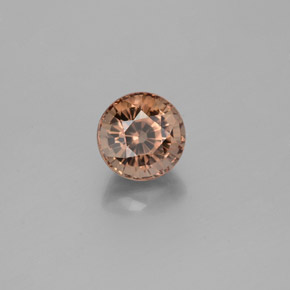 9,17 ctw natürlicher Gold-braun bis orange Farbwechselnder Granat, Rund Schliff, VVS