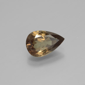9,17 ctw natürlicher Gold-braun bis orange Farbwechselnder Granat, Birnenform, VS-SI