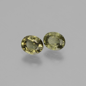  ct natürliche Grünlich-braun bis rot-rosa Farbwechselnder Granat-Edelsteine, Oval Schliff, VS-SI