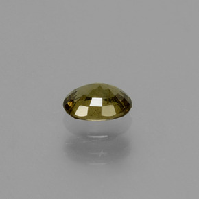 0,62 ctw natürlicher gelber Farbwechsel-Granat, Oval Schliff, VS