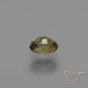 0,65 ctw natürlicher gelber Farbwechsel-Granat, Oval Schliff, VS