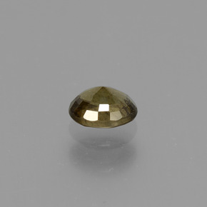 0,66 ctw natürlicher gelber Farbwechsel-Granat, Oval Schliff, VS