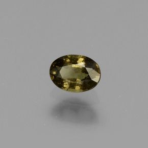 0,61 ctw natürlicher mehrfarbiger Farbwechsel-Granat, Oval Schliff, VS