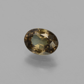 0,89 ctw natürlicher brauner Farbwechsel-Granat, Oval Schliff, VS