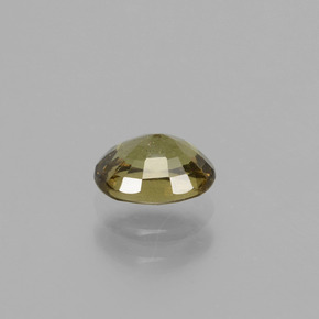 9,17 ctw natürlicher Grünlich-braun bis rot-rosa Farbwechselnder Granat, Oval Schliff, VS