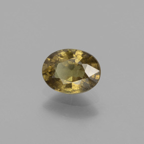 0,85 ctw natürlicher brauner Farbwechsel-Granat, Oval Schliff, VS