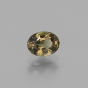0,74 ctw natürlicher brauner Farbwechsel-Granat, Oval Schliff, VS