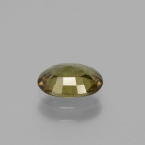 9,17 ctw natürlicher Grünlich-braun bis rot-rosa Farbwechselnder Granat, Oval Schliff, VS-SI