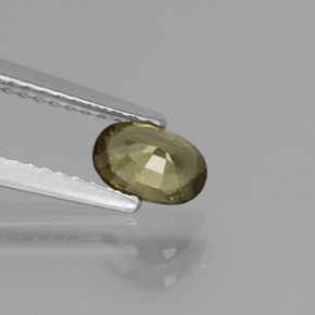 0,62 ctw natürlicher color-change Farbwechsel-Granat, Oval Schliff, VS