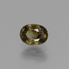 1,13 ctw natürlicher color-change Farbwechsel-Granat, Oval Schliff, VS-SI