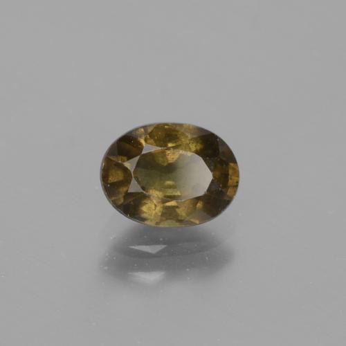 1,32 ctw natürlicher brauner Farbwechsel-Granat, Oval Schliff, VS-SI