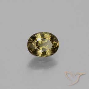 0,92 ctw natürlicher brauner Farbwechsel-Granat, Oval Schliff, VS-SI