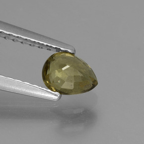 0,59 ctw natürlicher mehrfarbiger Farbwechsel-Granat, Birnenform, VS-SI