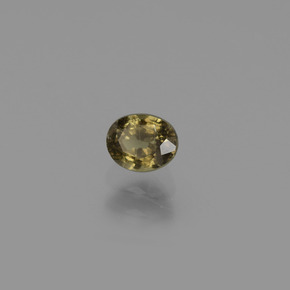 0,51 ctw natürlicher mehrfarbiger Farbwechsel-Granat, Oval Schliff, VS