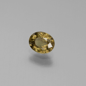 9,17 ctw natürlicher grün bis rot-rosa Farbwechselnder Granat, Oval Schliff, VS