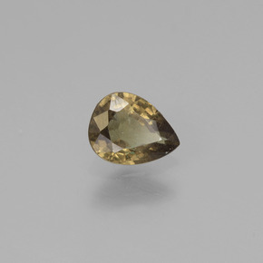 9,17 ctw natürlicher grün bis rot-rosa Farbwechselnder Granat, Birnenform, VS