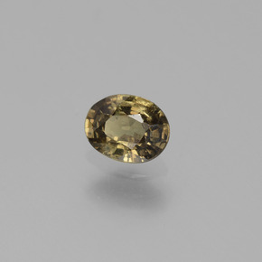 0,77 ctw natürlicher brauner Farbwechsel-Granat, Oval Schliff, VS