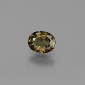 9,17 ctw natürlicher grün bis rot-rosa Farbwechselnder Granat, Oval Schliff, VS