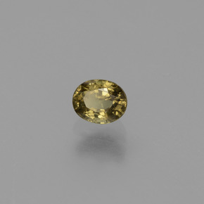 0,55 ctw natürlicher mehrfarbiger Farbwechsel-Granat, Oval Schliff, VS