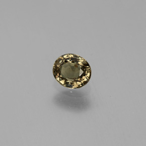 9,17 ctw natürlicher grün bis rot-rosa Farbwechselnder Granat, Oval Schliff, VS