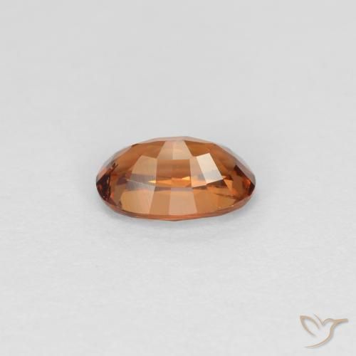 0,60 ctw natürlicher brauner Farbwechsel-Granat, Oval Schliff, VS
