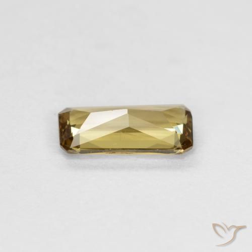 9,17 ctw natürlicher gold-gelb Farbwechselnder Granat, Oktagonschliff, VS