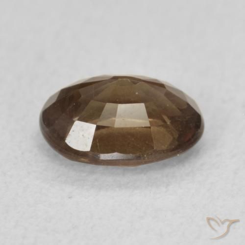 9,17 ctw natürlicher dunkelbraun Farbwechselnder Granat, Oval, VS