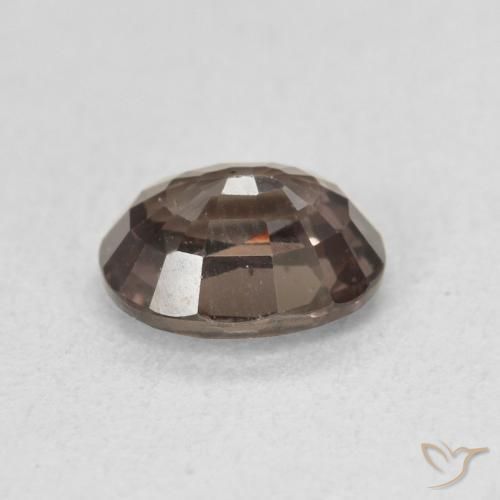 9,17 ctw natürlicher dunkelbraun Farbwechselnder Granat, Oval, VVS-VS