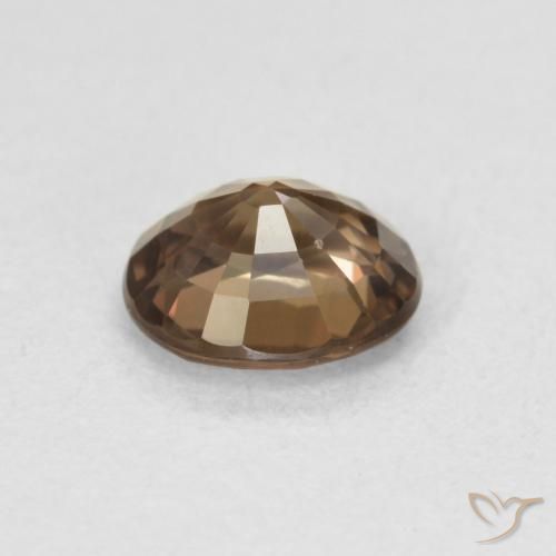 9,17 ctw natürlicher dunkelbraun Farbwechselnder Granat, Oval, VVS-VS