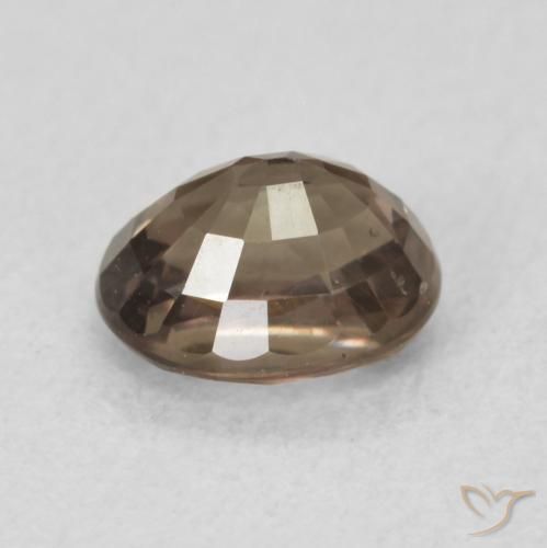 9,17 ctw natürlicher dunkelbraun Farbwechselnder Granat, Oval, VVS