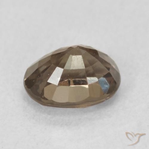 9,17 ctw natürlicher dunkelbraun Farbwechselnder Granat, Oval, VVS