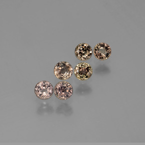  ct natürliche Mehrfarbig Farbwechsel-Saphir-Edelsteine, Rund Schliff, VS