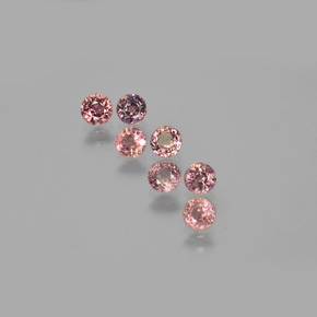 2,46 ct natürliche mehrfarbiger Farbwechsel-Saphir-Edelsteine, Rundschliff, VS