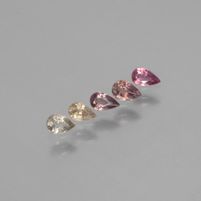  ct natürliche Mehrfarbig Farbwechselnder Saphir-Edelsteine, Birnenform, VS