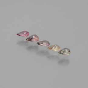  ct natürliche Mehrfarbig Farbwechselnder Saphir-Edelsteine, Birnenform, VS