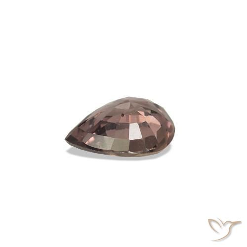 9,17 ctw natürlicher Mittelhellbraun Farbwechselnder Saphir, Birnenform, VVS