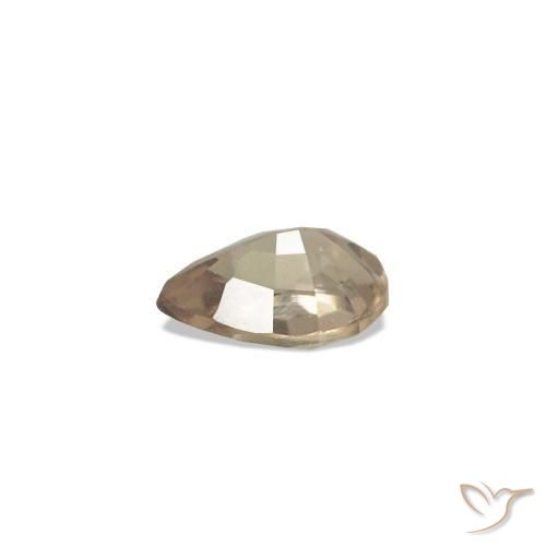 9,17 ctw natürlicher Mittelhellbraun Farbwechselnder Saphir, Birnenform, VVS