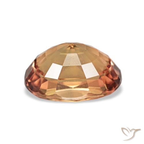 1,45 ctw natürlicher brauner Farbwechsel-Saphir, Oval Schliff, VVS