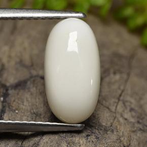 9,17 ctw natürlicher Weiß Koralle, Oval Schliff, Lichtundurchlässig