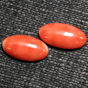  ct natürliche rosafarbener Koralle-Edelsteine, Oval Schliff, Lichtundurchlässig