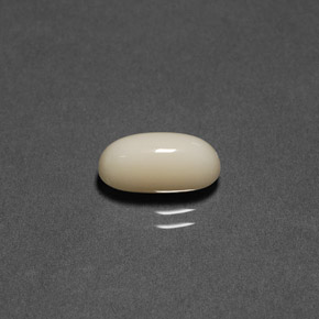2,21 ctw natürlicher cream Koralle, Oval Schliff, Lichtundurchlässig