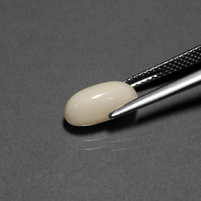 2,21 ctw natürlicher cream Koralle, Oval Schliff, Lichtundurchlässig