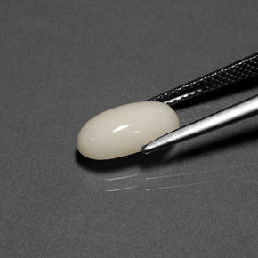 9,17 ctw natürlicher Weiß Koralle, Oval Schliff, Lichtundurchlässig