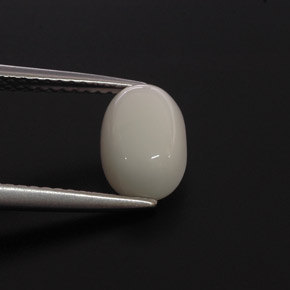 9,17 ctw natürlicher Weiß Koralle, Oval Schliff, Lichtundurchlässig