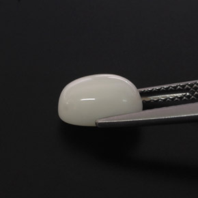 9,17 ctw natürlicher Weiß Koralle, Oval Schliff, Lichtundurchlässig