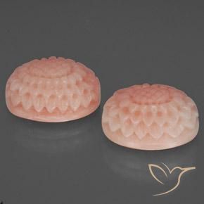 17.76 ct natürliche Mittelrosa Koralle-Edelsteine, Fantasie, Lichtundurchlässig