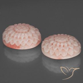 16.70 ct natürliche Blush Rosa Koralle-Edelsteine, Fantasie, Lichtundurchlässig