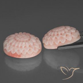 16.70 ct natürliche Blush Rosa Koralle-Edelsteine, Fantasie, Lichtundurchlässig