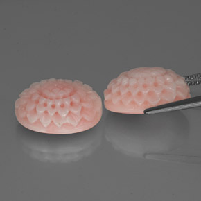  ct natürliche Pink Koralle-Edelsteine, Ausgefallene Form, Lichtundurchlässig